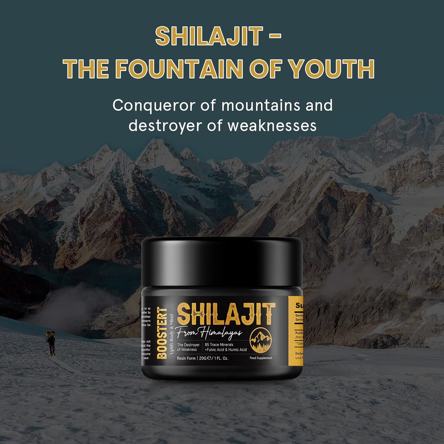 PURE SHILAJIT ESSENTIAL EXTRACT RESIN 20G