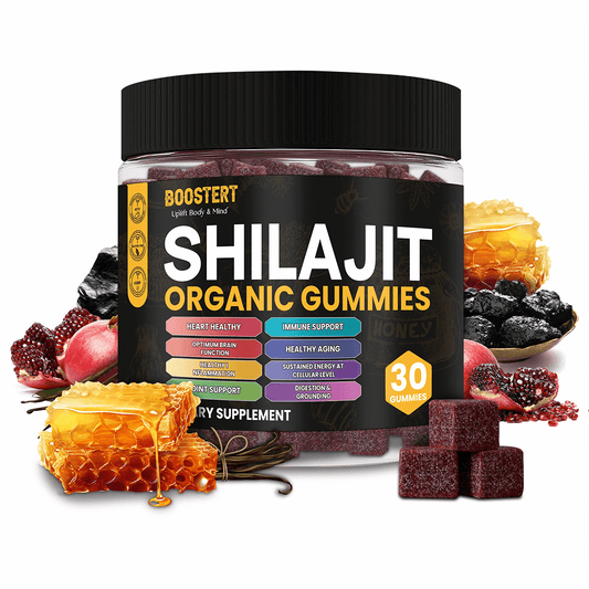 BOOSTERT® ORGANIC SHILAJIT GUMMIES FOR MEN & WOMEN